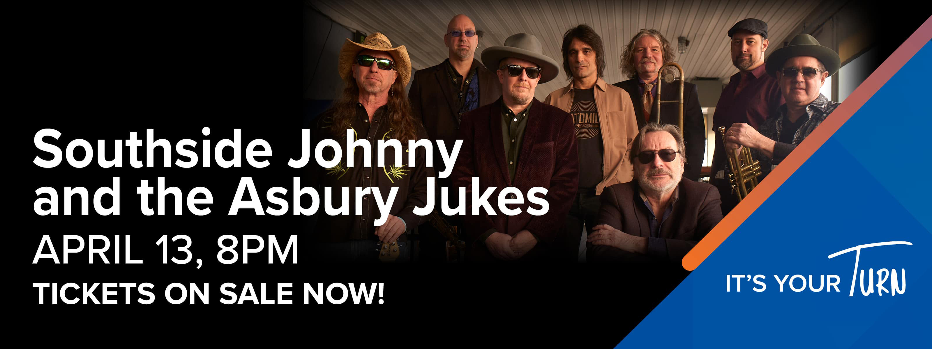 Southside Johnny and the Asbury Jukes April 13 8PM Tickets On Sale Now